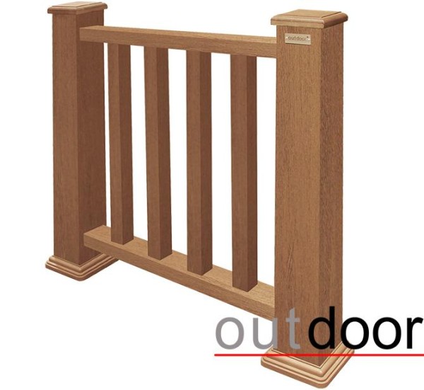 Ограждение из ДПК Outdoor Классик 3D STORM дуб купить в Домодедово