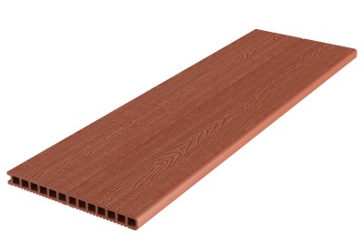 Ступень ДПК Deckron Woodlike 317x28x4000 мм, терракот