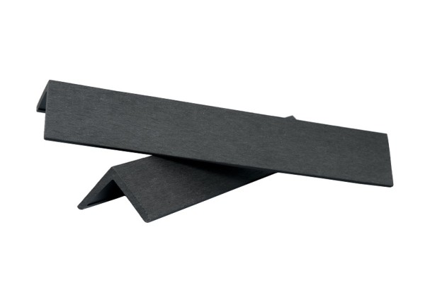 Уголок ДПК завершающий шлифованный SINGARAJA чёрный купить в Домодедово