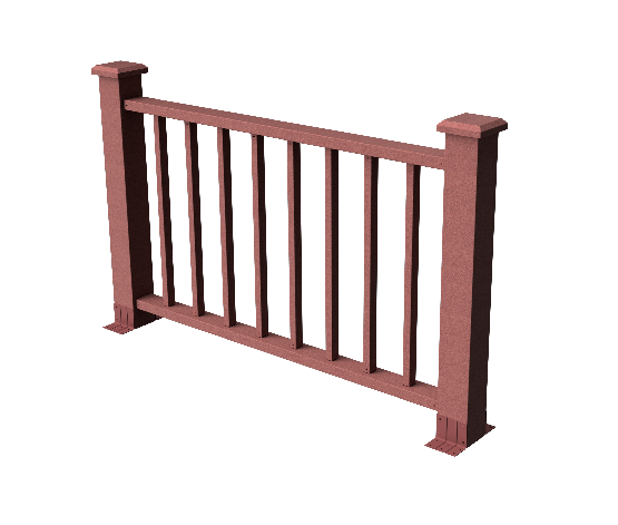 Ограждения декоративное ДПК GRINDERDECO Альма 1500 со скрытым крепежом мербау купить в Домодедово