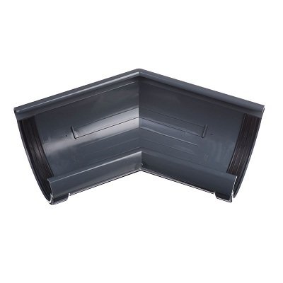 Угол желоба универсальный 135° Docke Lux ПВХ - Графит купить в Домодедово