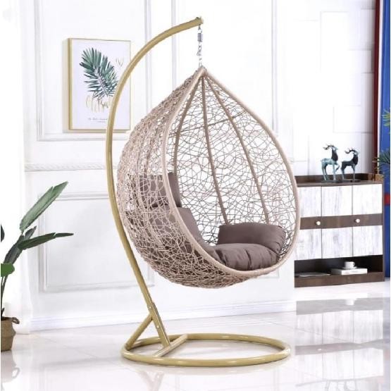 Кресло Подвесное из искусственного ротанга AFM-169A-XLB Beige купить в Домодедово