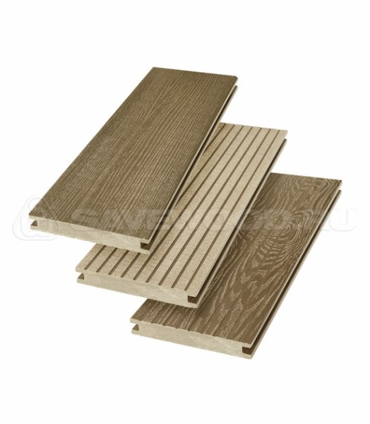 Террасная доска SW Fraxinus (R) полнотелая «SaveWood» Тик купить в Домодедово