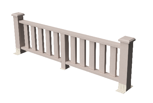 Ограждения декоративное ДПК GRINDERDECO Эрес выбеленый дуб купить в Домодедово