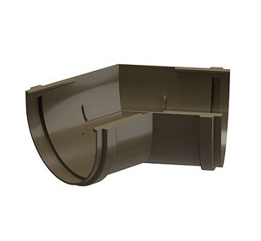 Угол желоба 135˚ Docke Premium ПВХ - Каштан купить в Домодедово