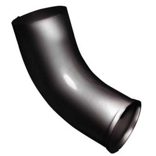 Водосток Grand Line 125x90 – Колено сливное RAL 9005 купить в Домодедово