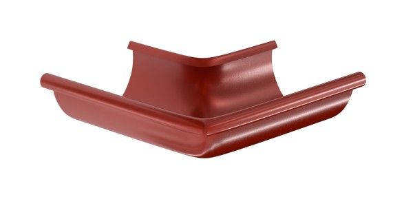 Водосток Aquasistem, система 150x100 - Угол желоба, наружный 90° RR 29 Бургундский купить в Домодедово