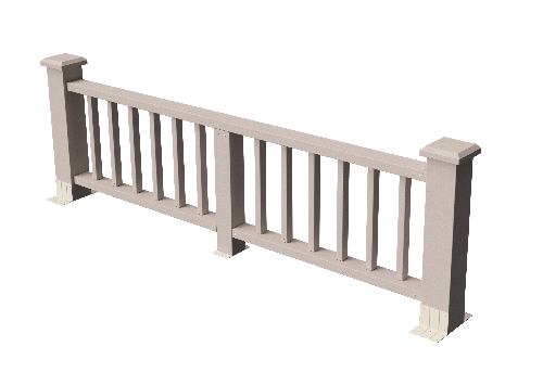 Ограждения декоративное ДПК GRINDERDECO Троя выбеленный дуб купить в Домодедово