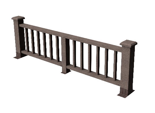 Ограждения декоративное ДПК GRINDERDECO Троя венге купить в Домодедово