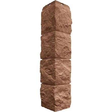 Угол наружный Альта-Профиль Туф ЭКО Терракотовый купить в Домодедово