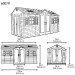 Сарай пластиковый LifeTime 15x8 DD купить в Домодедово