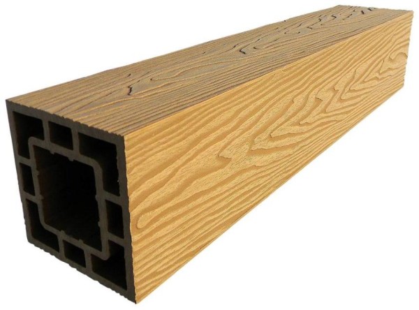 Столб опорный ДПК 3D GardenParkett фактура дерева Бук купить в Домодедово