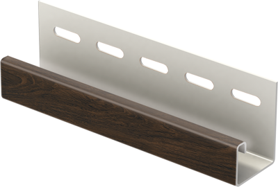 J-планка к Софиту PRO Тёмный орех
