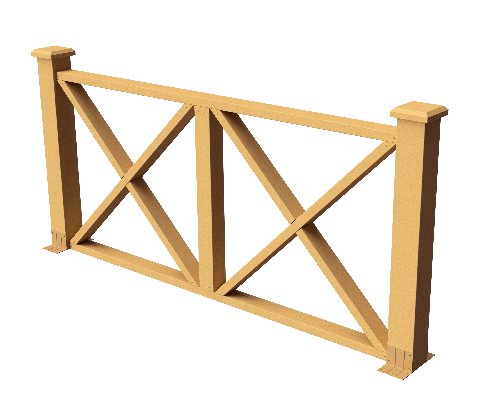 Ограждения декоративное ДПК GRINDERDECO Тауэр песчаник купить в Домодедово