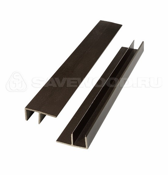 F-профиль ДПК Savewood – Тёмно-коричневый купить в Домодедово