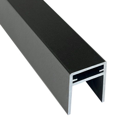 П-профиль Алюминиевый EasyDecking 35x25 Черное дерево купить в Домодедово