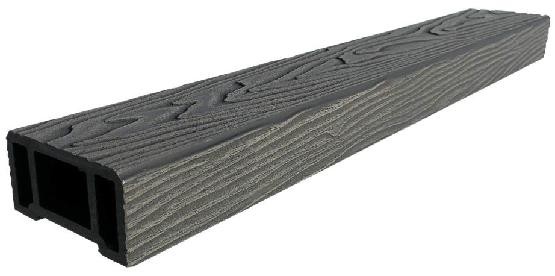 Перила ДПК 3D GardenParkett фактура дерева Графит купить в Домодедово