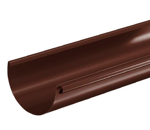 Водосток Aquasistem, система 125x90 - Водосточный желоб 3.00м RAL 8017 Коричневый купить в Домодедово