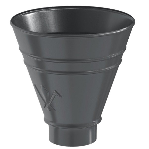 Водосток Aquasistem, система 125x90 - Воронка водосборная круглая RR 23 Маренго купить в Домодедово