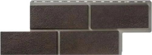 Фасадная панель Альта-Профиль Неаполитанский камень - Коричневый купить в Домодедово