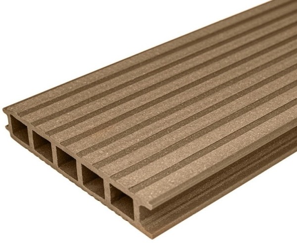 Террасная доска из ДПК бесшовная holzhof, Орех купить в Домодедово