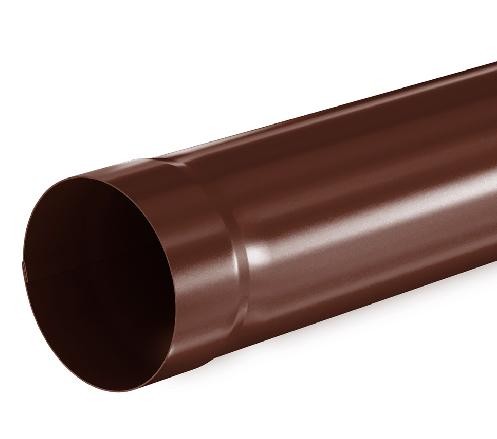 Водосток Aquasistem, система 125x90 - Труба водосточная 3.00м RAL 8017 Коричневый купить в Домодедово
