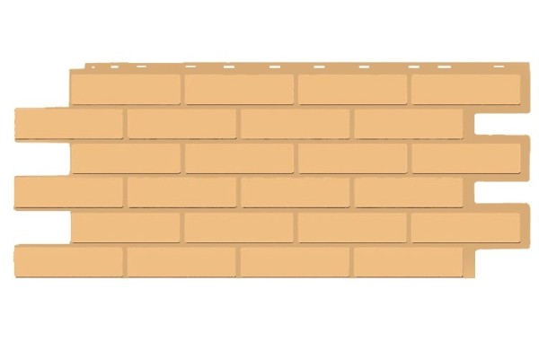 Фасадная панель T-Siding Кирпич Модерн Эко Крем купить в Домодедово