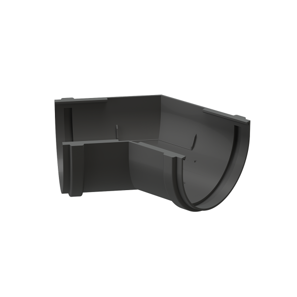 Угол желоба 135˚ Docke Premium Графит купить в Домодедово