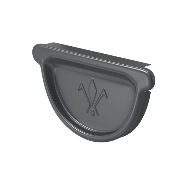 Водосток Aquasistem, система 125x90 - Заглушка универсальная с резиновым уплотнителем RR 23 Маренго купить в Домодедово