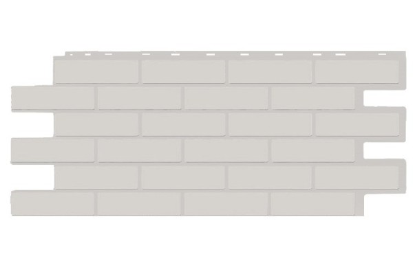 Фасадная панель T-Siding Кирпич Модерн Эко Уайт купить в Домодедово
