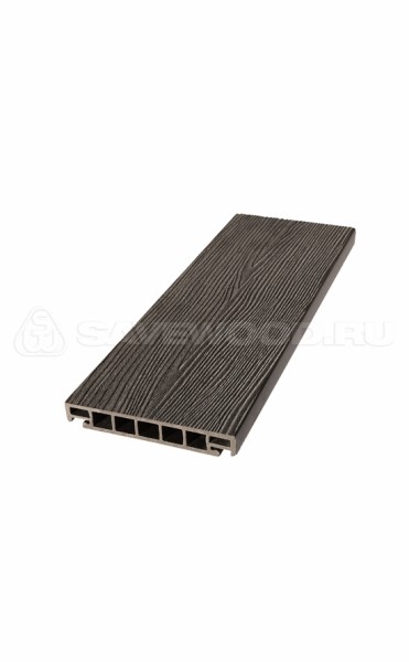 Террасная доска из ДПК SW Salix (S) (R) темно-коричневый купить в Домодедово