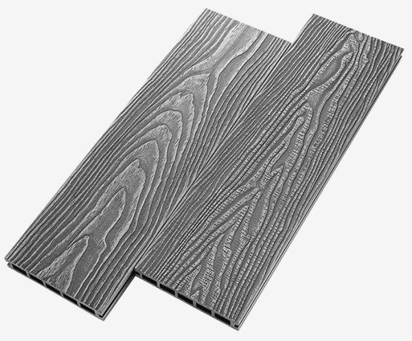 Террасная доска из ДПК RusDecking Unodeck Vintage - Серый купить в Домодедово