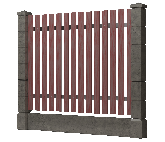 Заборная доска GRINDERDECO, ДПК, шлифованная Мербау купить в Домодедово