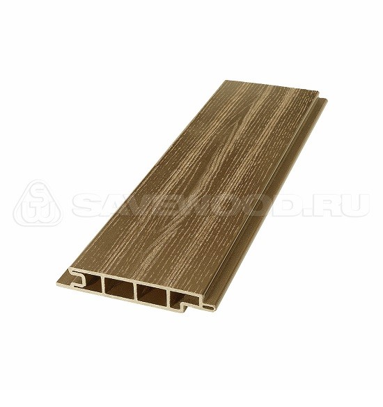 Террасная доска из ДПК SW Padus радиальный распил «SaveWood» тик купить в Домодедово